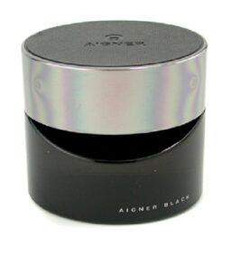 Aigner Black men's cologne in sleek black and silver packaging.
