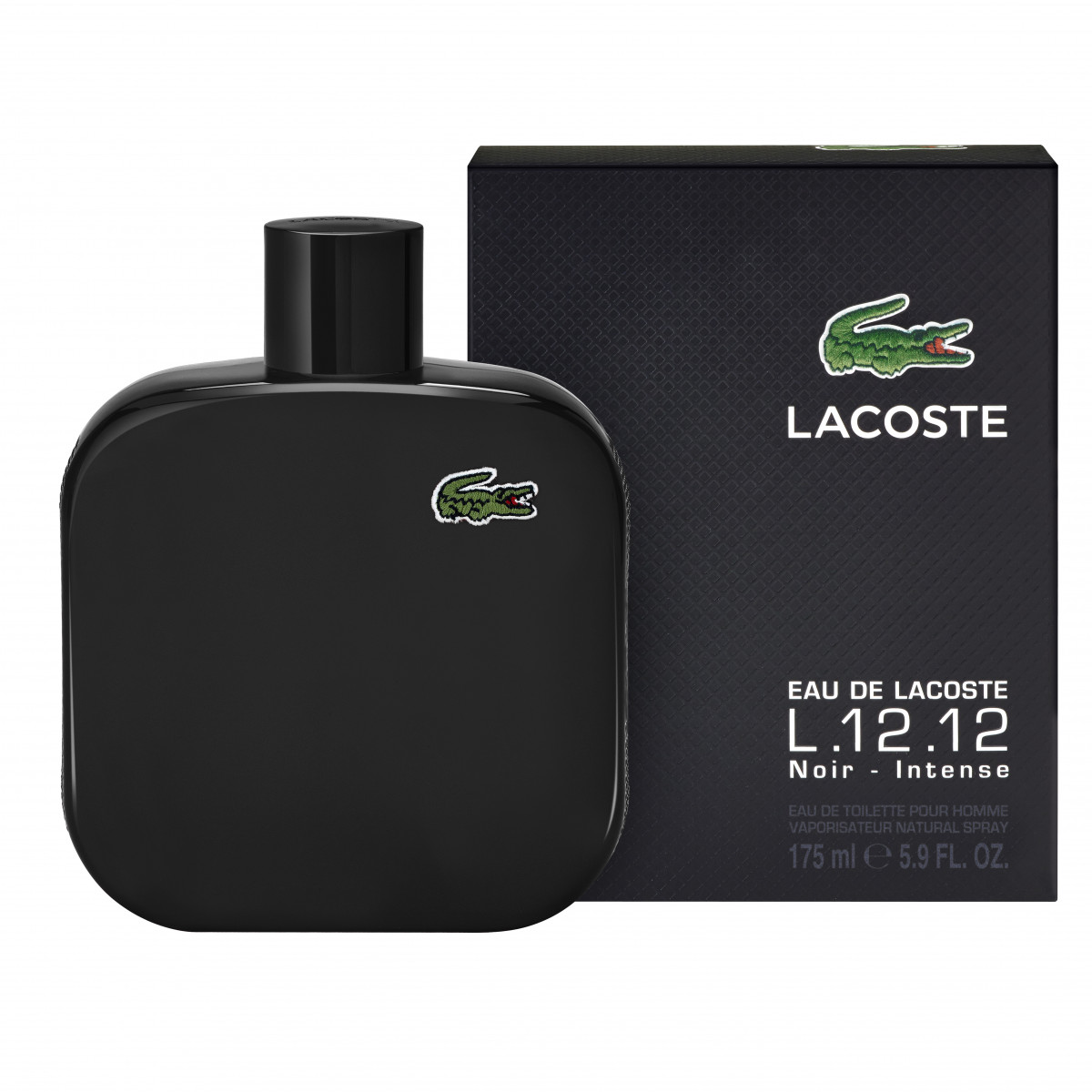 Eau De Lacoste L.12.12 Noir Cologne for Men - TESTER Eau de Toilette Spray 3.4 oz - Image