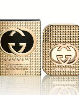 Gucci Guilty Studs men's cologne with gold studded design, luxurious and bold fragrance.