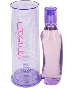 Lancome Connexion perfume bottle with purple cap and packaging.