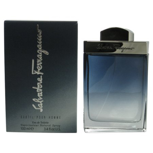 Salvatore Ferragamo Subtil Cologne for Men - Eau de Toilette Spray 3.4 oz - Image