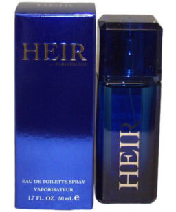 Heir Cologne for Men - Eau de Toilette spray in blue bottle.
