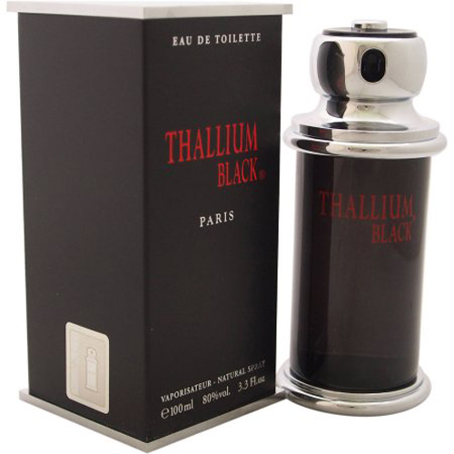 Thallium Black Cologne for Men - Eau de Toilette Spray 3.4 oz - Image