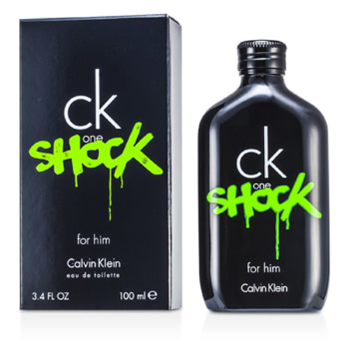 Ck One Shock Cologne for Men - Eau de Toilette Spray 3.4 oz - Image