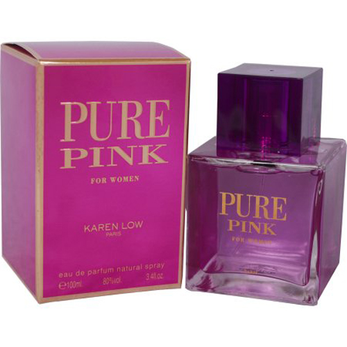 Karen Low Pure Pink Perfume for Women - Eau de Parfum Spray 3.4 oz