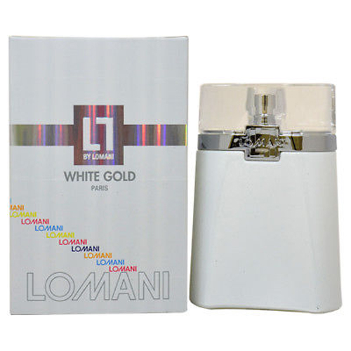 Lomani White Gold Cologne for Men - Eau de Toilette Spray 3.3 oz - Image