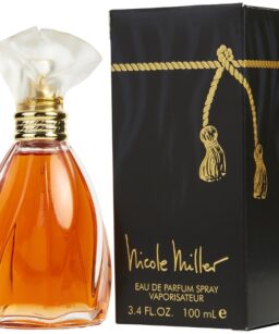 Nicole Miller Eau de Parfum spray with elegant bottle and packaging.