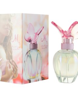 Luscious Pink perfume bottle with butterfly-shaped cap for women.