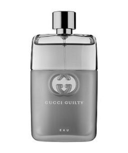 Gucci Guilty Eau Pour Homme cologne bottle for men.