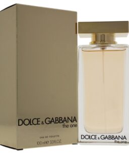 Dolce & Gabbana The One perfume bottle with packaging.