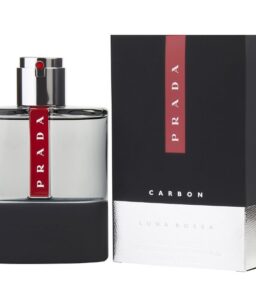 Prada Luna Rossa Carbon Eau de Toilette spray for men, 3.4 oz.