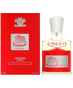 Creed Viking men's fragrance bottle and packaging for men.