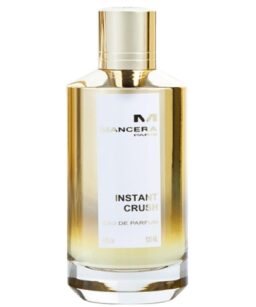 Mancera Instant Crush unisex perfume bottle with gold accents.