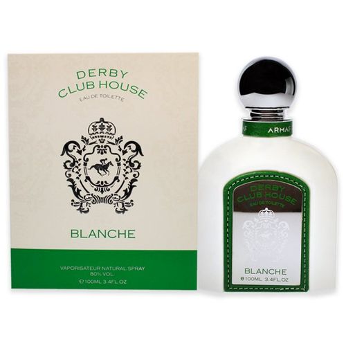 Armaf Derby Club House Blanche Cologne for Men - Eau de Toilette Spray 3.4 oz - Image