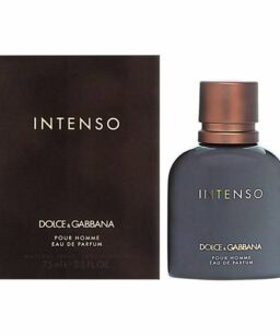 Intenso by Dolce & Gabbana men's fragrance bottle and box.