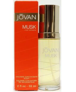 Jovan Musk perfume for women in a 2 oz spray bottle.