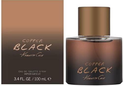 Kenneth Cole Copper Black Cologne for Men - Eau de Toilette Spray 3.4 oz - Image