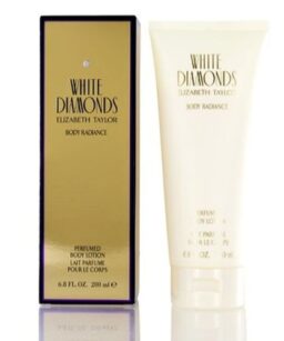 White Diamonds Elizabeth Taylor body lotion for women, luxurious fragrance and skin hydration.
