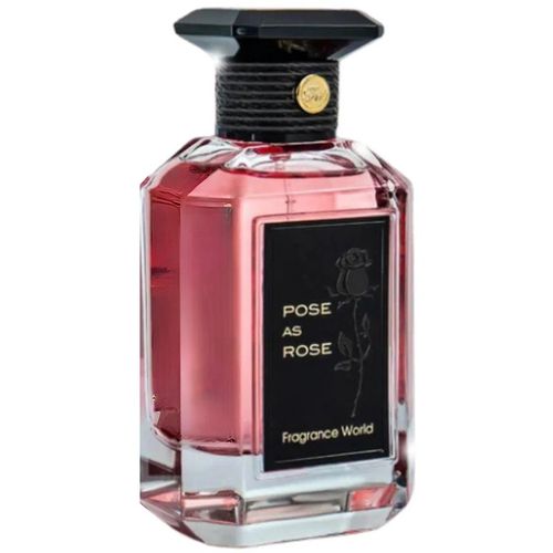 Fragrance World Pose As Rose Perfume for Unisex - Eau de Parfum Spray 3.4 oz - Image