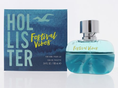 Hollister Festival Vibes Cologne for Men - Eau de Toilette Spray 3.4 oz - Image
