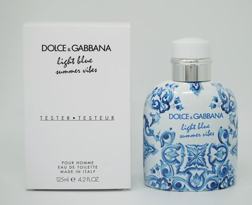 Light Blue Summer Vibes Cologne for Men - Eau de Toilette Spray TESTER 4.2 oz - Image