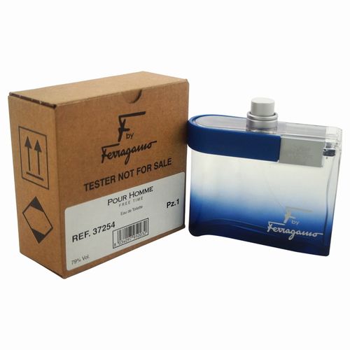Salvatore Ferragamo Free Time Cologne for Men - Eau de Toilette Spray TESTER 3.4 oz - Image