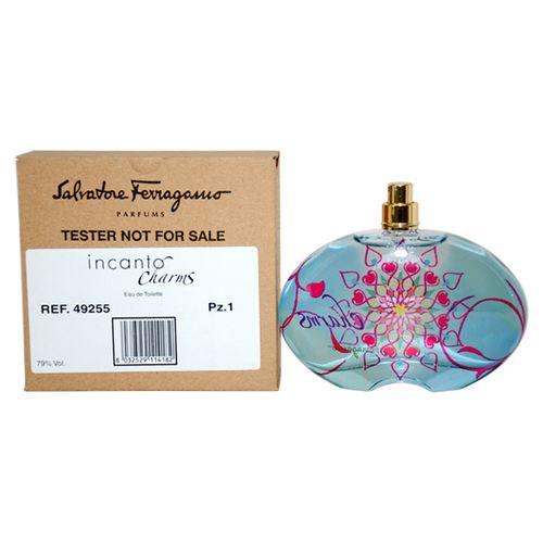 Salvatore Ferragamo Incanto Charm Perfume for Women - Eau de Toilette Spray TESTER 3.4 oz