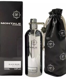 Unisex Black Musk perfume by Montale, 100ml, with travel pouch.