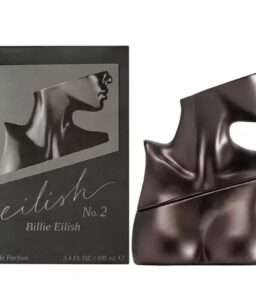 Elegant perfume bottle inspired by Billie Eilish's No.2 fragrance.