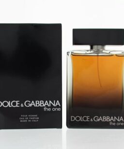 Elegant men's fragrance by Dolce & Gabbana, The One, in a sleek black bottle.