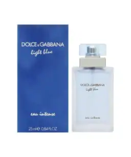 Dolce & Gabbana Light Blue Eau Intense perfume bottle with packaging.