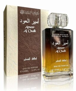 Ameer Al Oudh unisex perfume with rich oud scent, perfect for both men and women. Long-lasting fragr.
