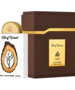 Unisex Art of Wood perfume by Lattafa Pride in elegant packaging. Perfect for both men and women see.