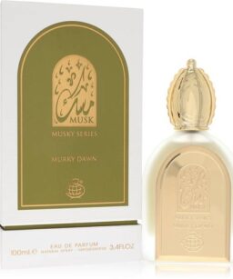 Elegant Musk Murky Dawn fragrance with luxurious bottle and packaging.