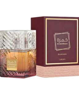 Lattafa Khamrah Dukhan Perfume for Unisex Eau de Parfum Spray 3.4 oz