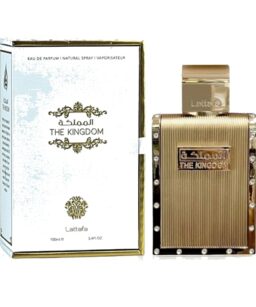Lattafa The Kingdom Cologne for Men Eau de Parfum Spray 3.4 oz