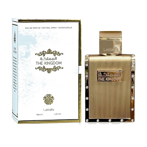 Lattafa The Kingdom Cologne for Men Eau de Parfum Spray 3.4 oz